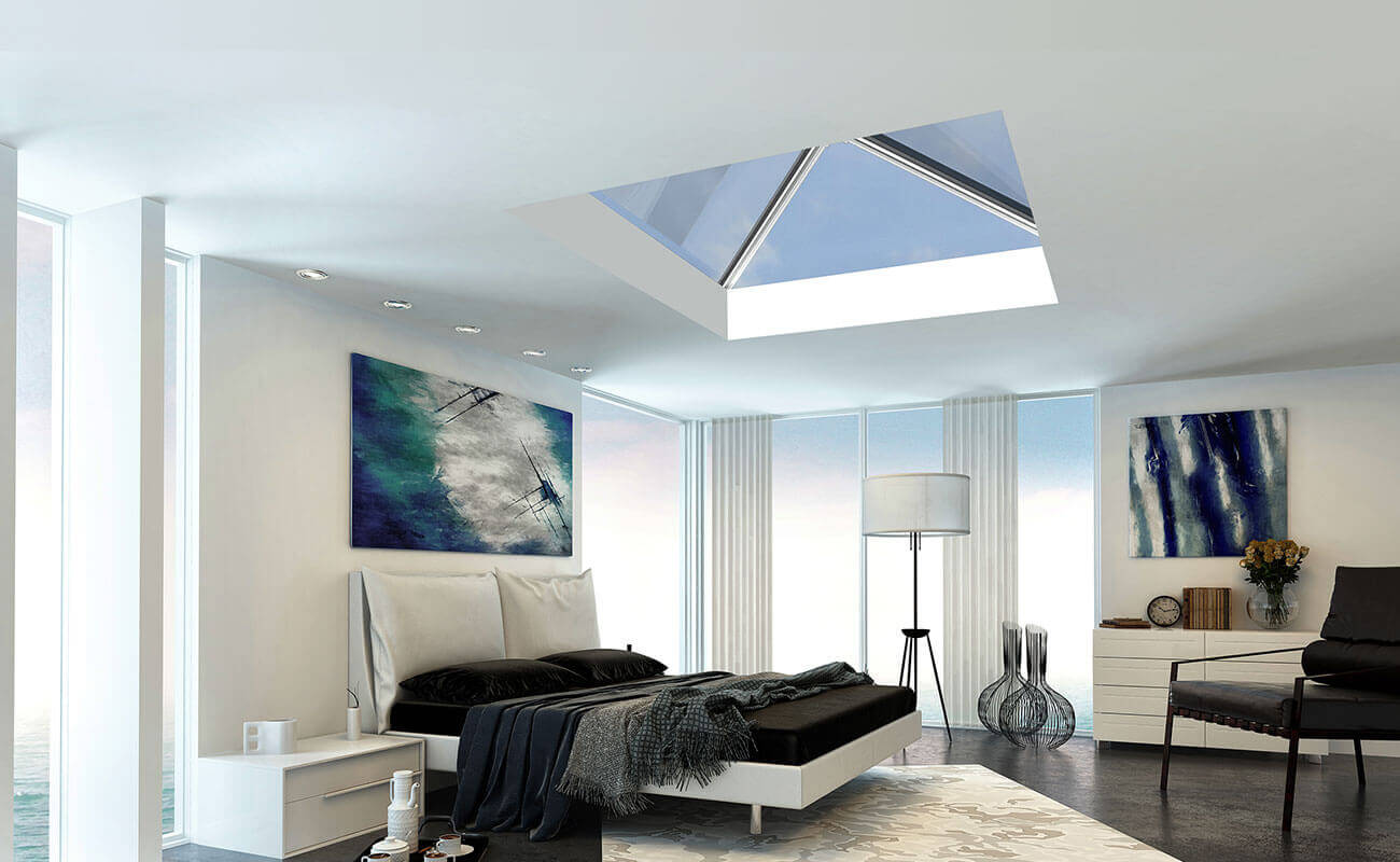 roof lantern in bedroom