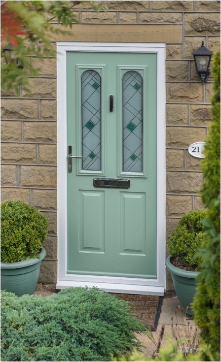 Chartwell Green Solidor composite door