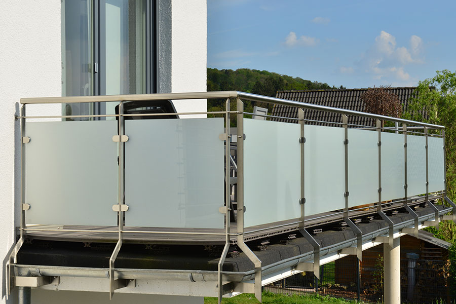 Glass Balustrade Frosted Glass