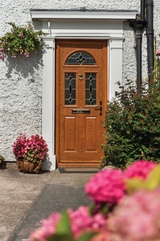 Golden Oak composite door