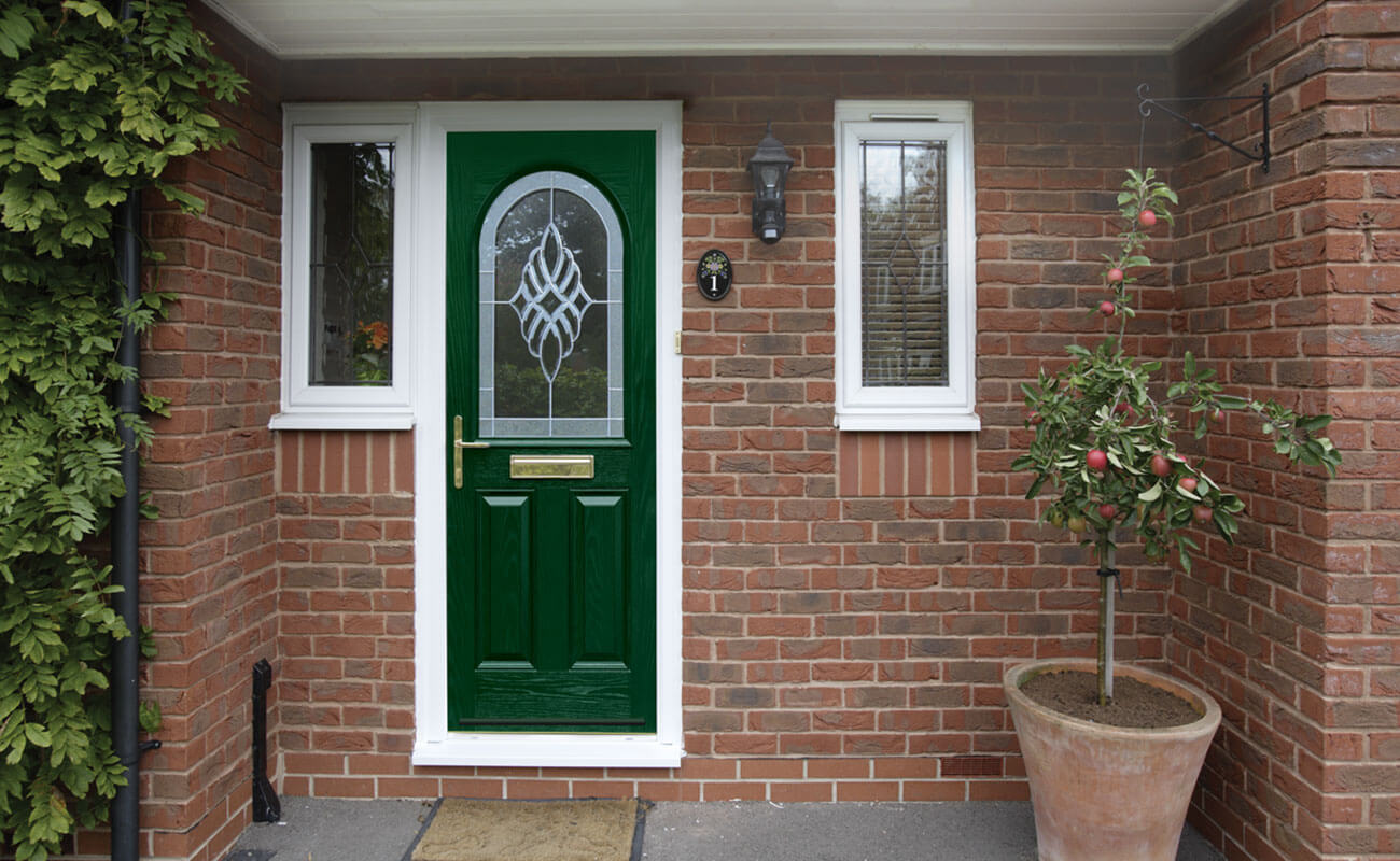 Green composite door