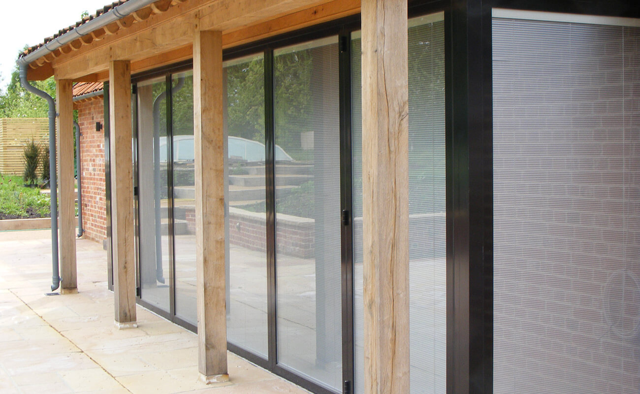 Grey integral blinds