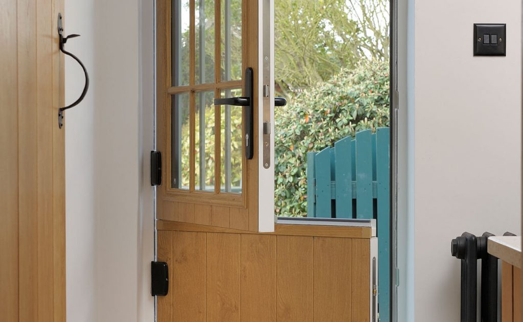 oak effect stable door