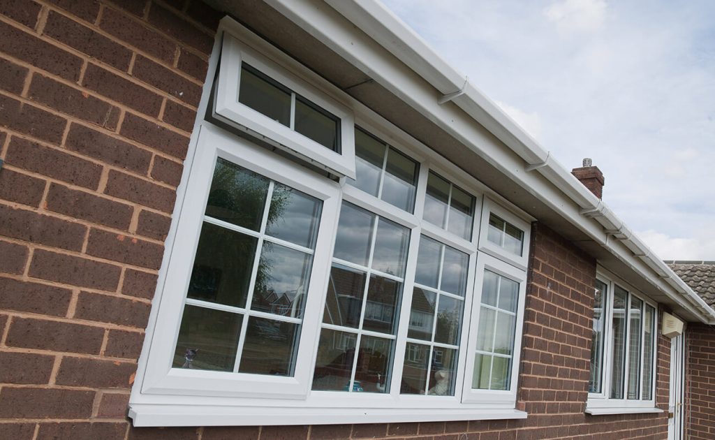 White Georgian Casement windows