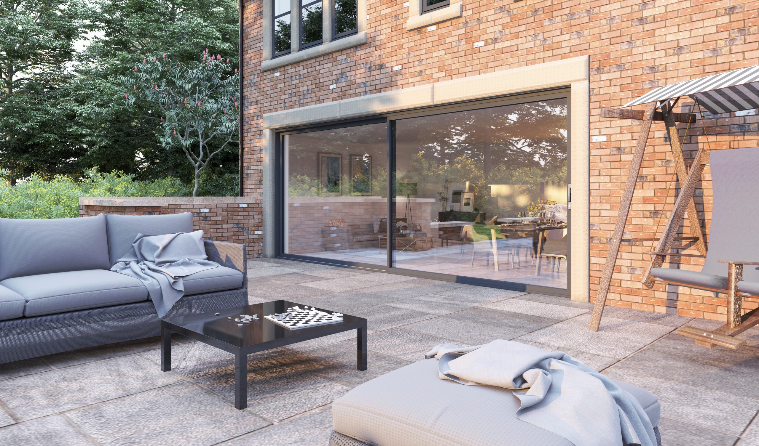 Pure Slide LS Large 2 Pane External