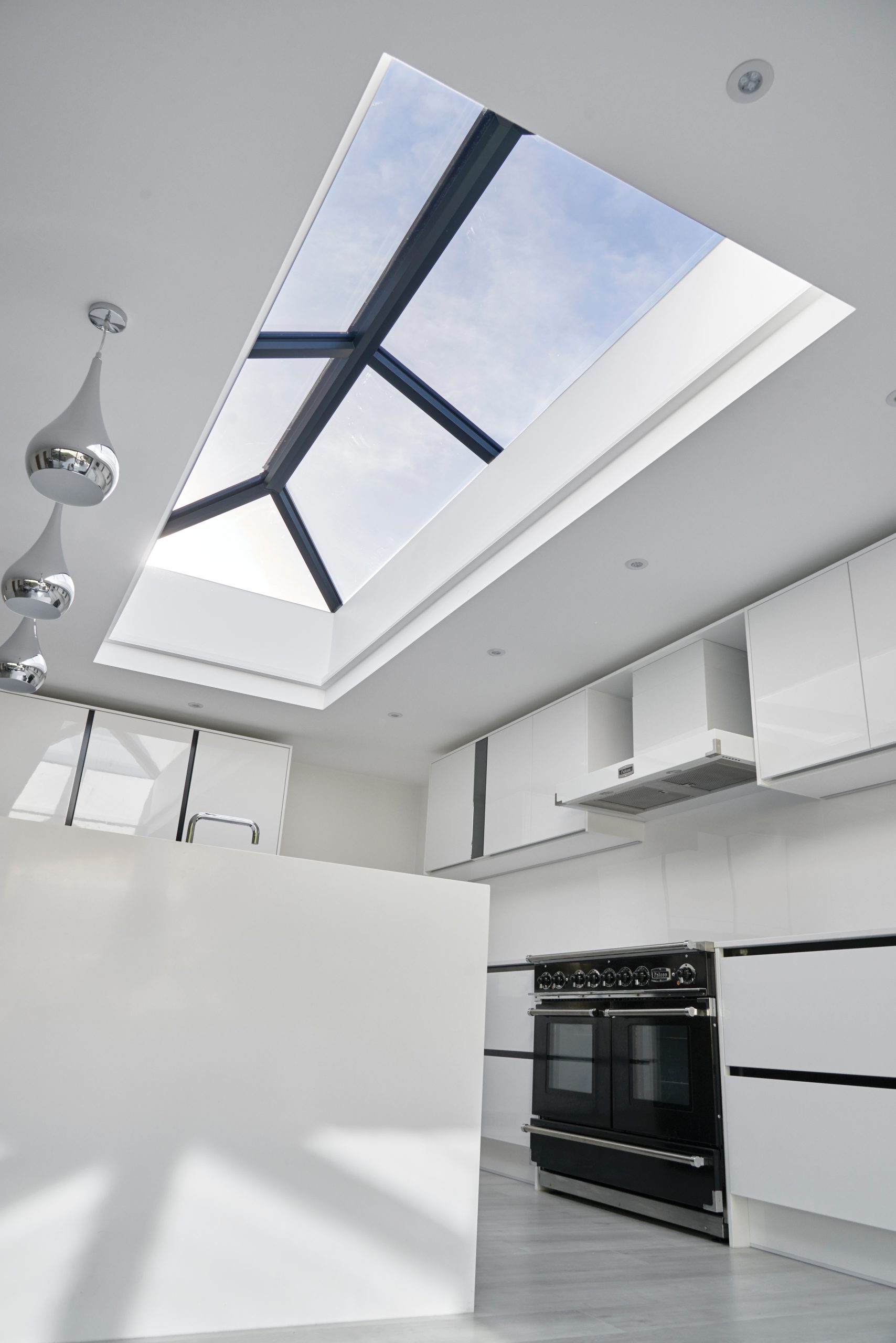 ultrasky roof lantern in kitchen