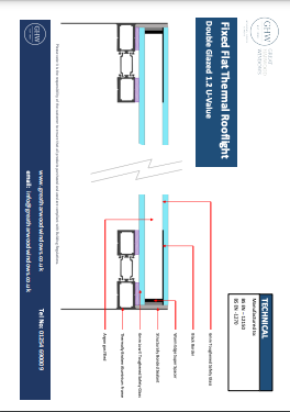 fixed flat thermal rooflight technical guide