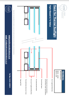 fixed flat thermal rooflight technical guide