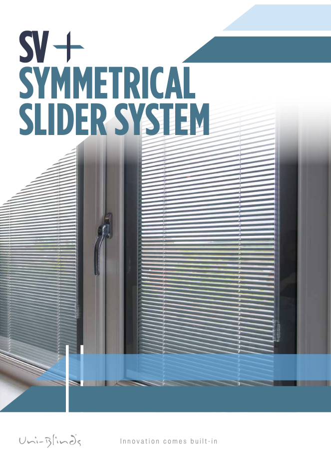 sv+ symmetrical slider system brochure cover